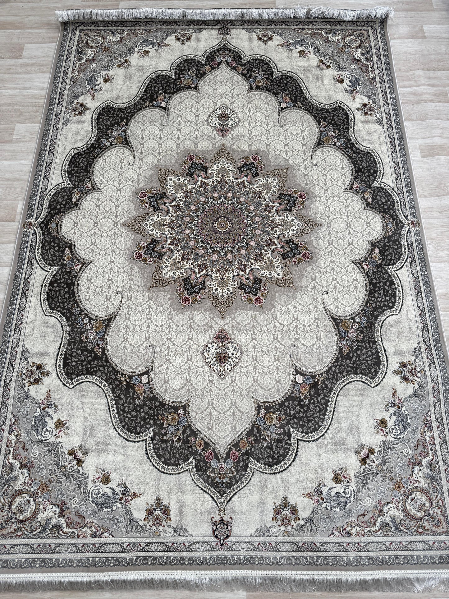 Ornate 1200 Reeds Machine-Made Area Rug | Free Delivery & Elegant Patterns in 6 Colours