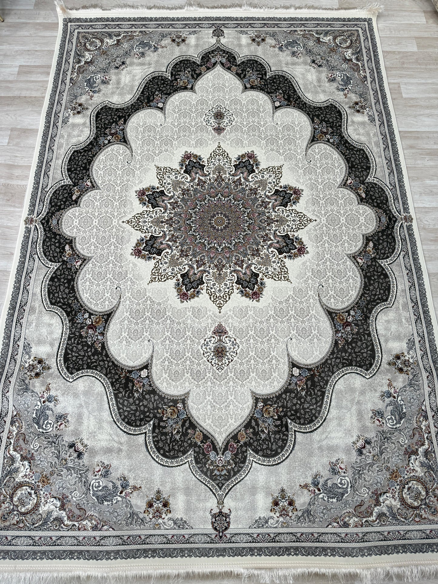 Ornate 1200 Reeds Machine-Made Area Rug | Free Delivery & Elegant Patterns in 6 Colours