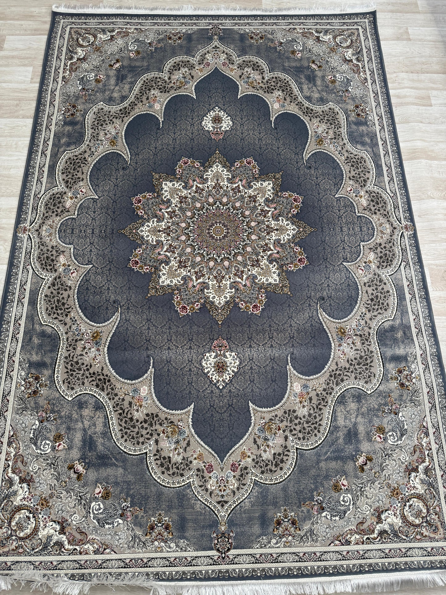 Ornate 1200 Reeds Machine-Made Area Rug | Free Delivery & Elegant Patterns in 6 Colours