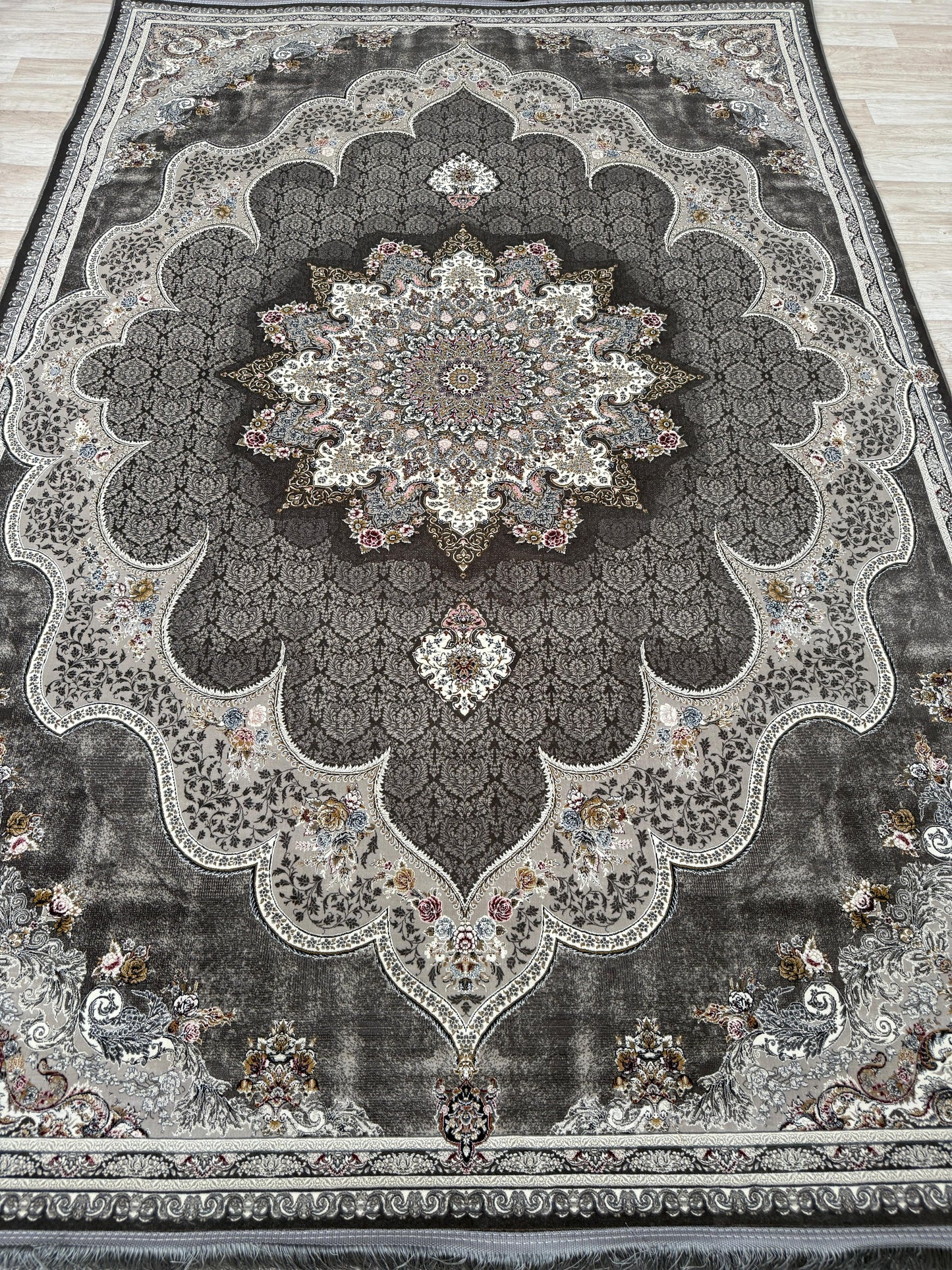 Ornate 1200 Reeds Machine-Made Area Rug | Free Delivery & Elegant Patterns in 6 Colours