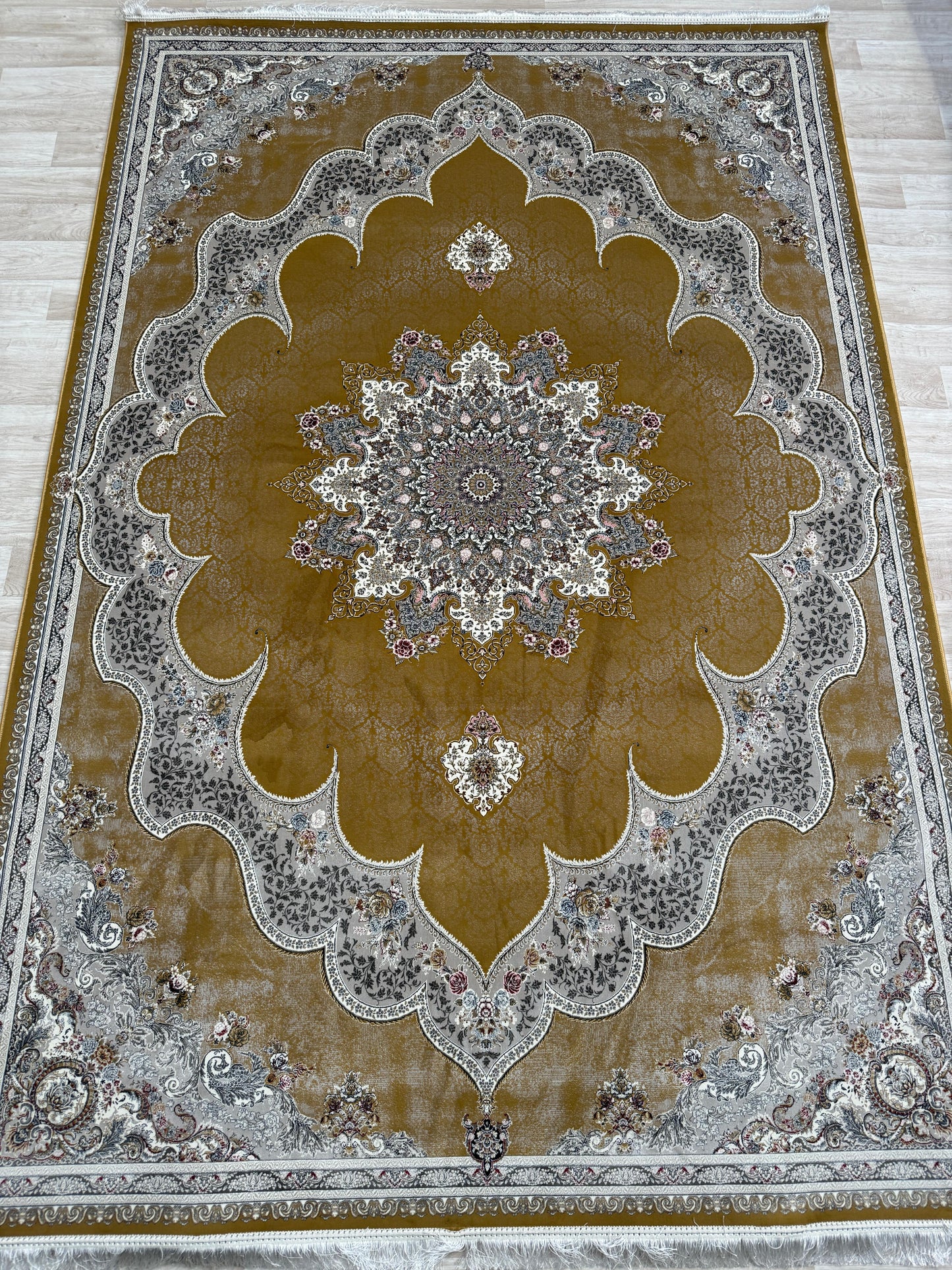 Ornate 1200 Reeds Machine-Made Area Rug | Free Delivery & Elegant Patterns in 6 Colours