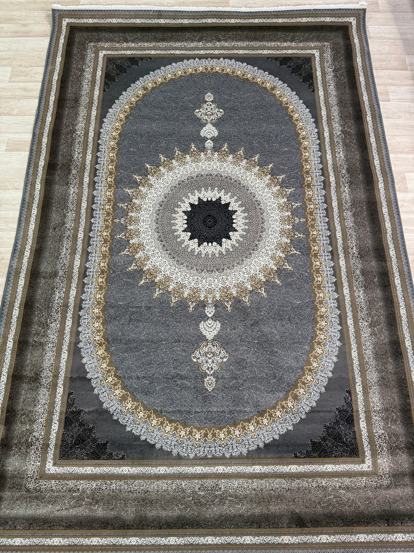 Persian 1200 Reeds (1216) Machine-Made Rugs | Elegant Design in 6 Colours