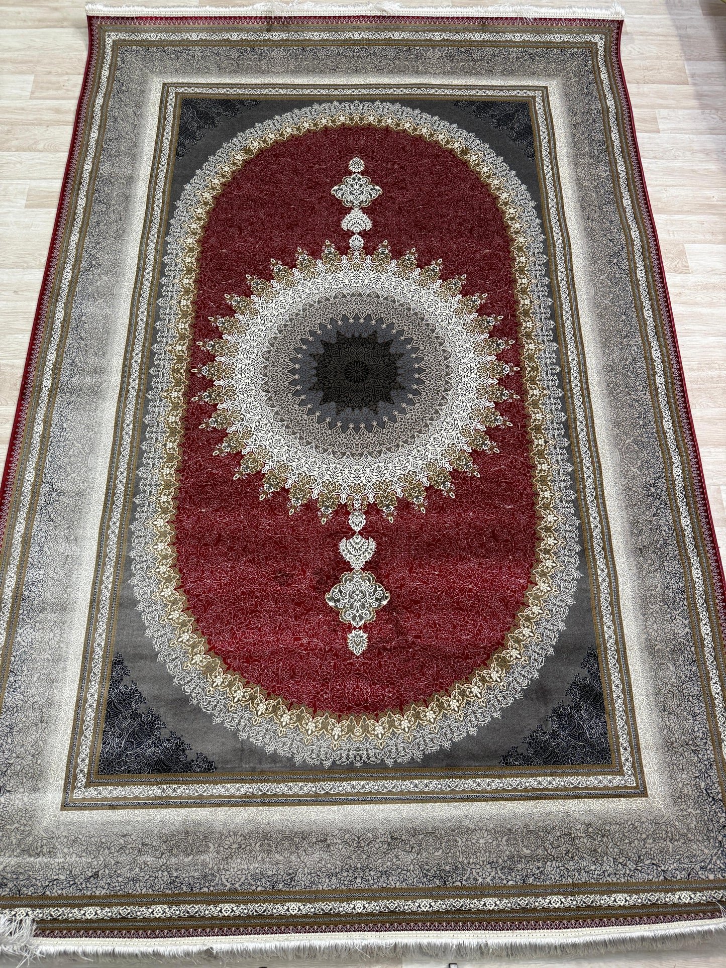 Persian 1200 Reeds (1216) Machine-Made Rugs | Elegant Design in 6 Colours