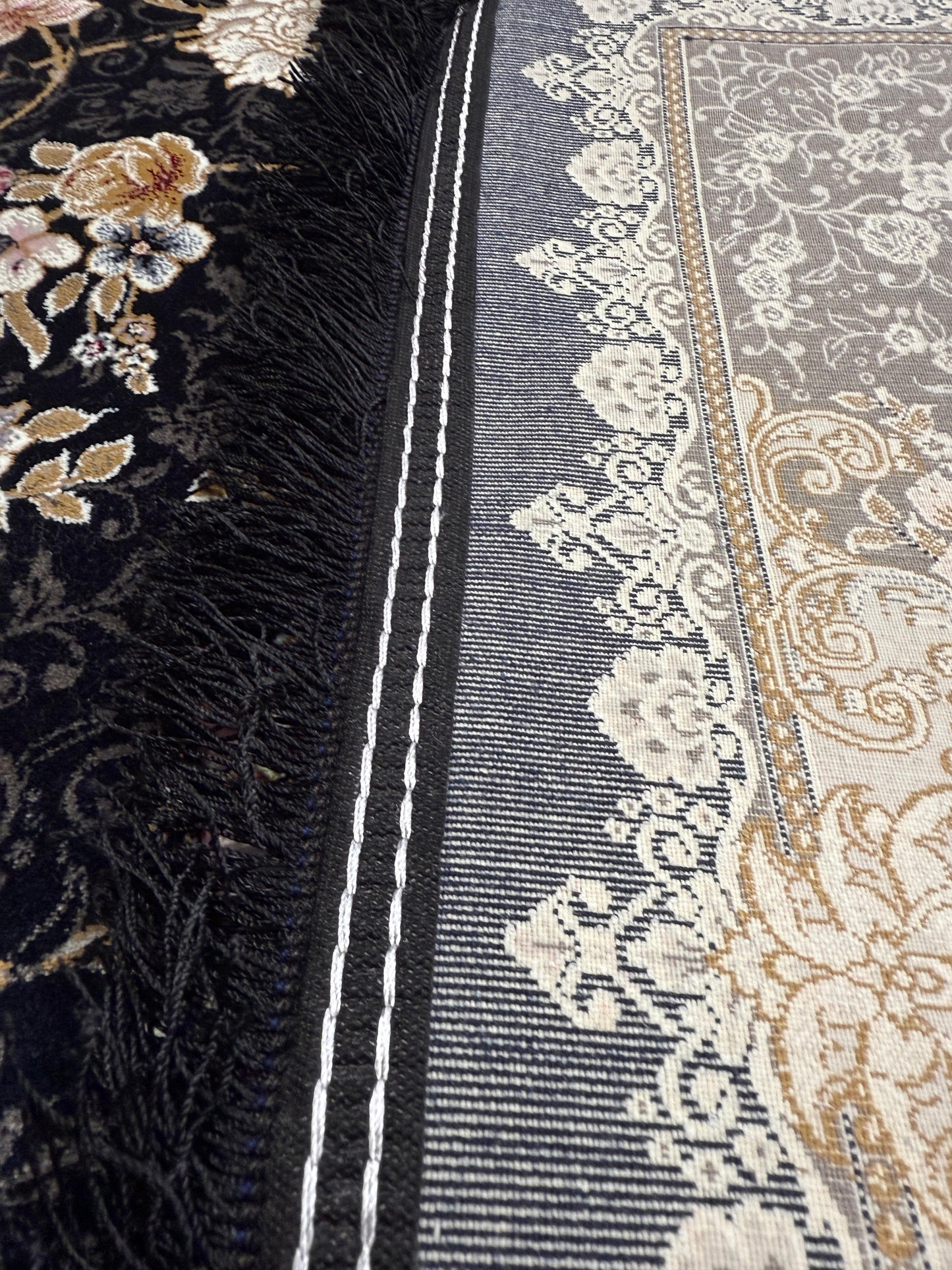 Floral Design 1200 Reeds Machine-Made Rug | Elegant Patterns in 6 Colours