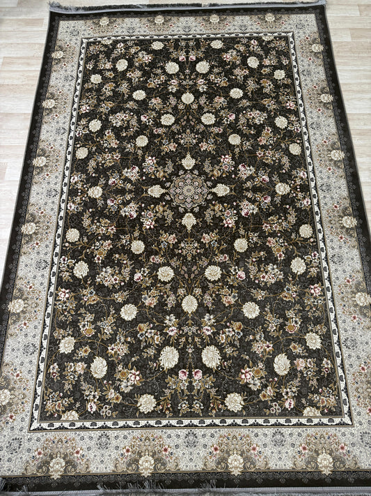 Floral Design 1200 Reeds Machine-Made Rug | Elegant Patterns in 6 Colours