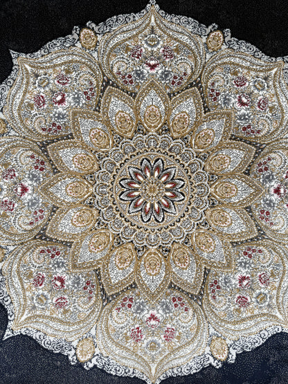 Persian Oriental Living Room - 1200 Reeds Rug
