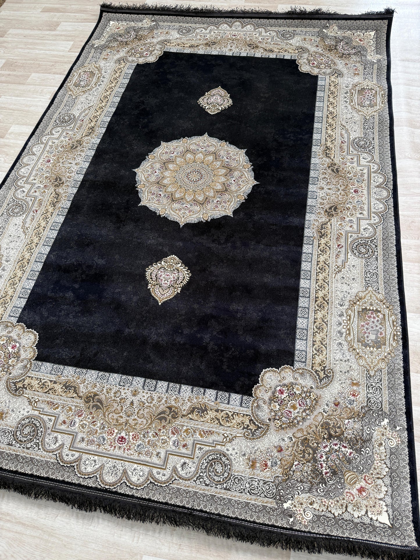 Persian Oriental Living Room - 1200 Reeds Rug