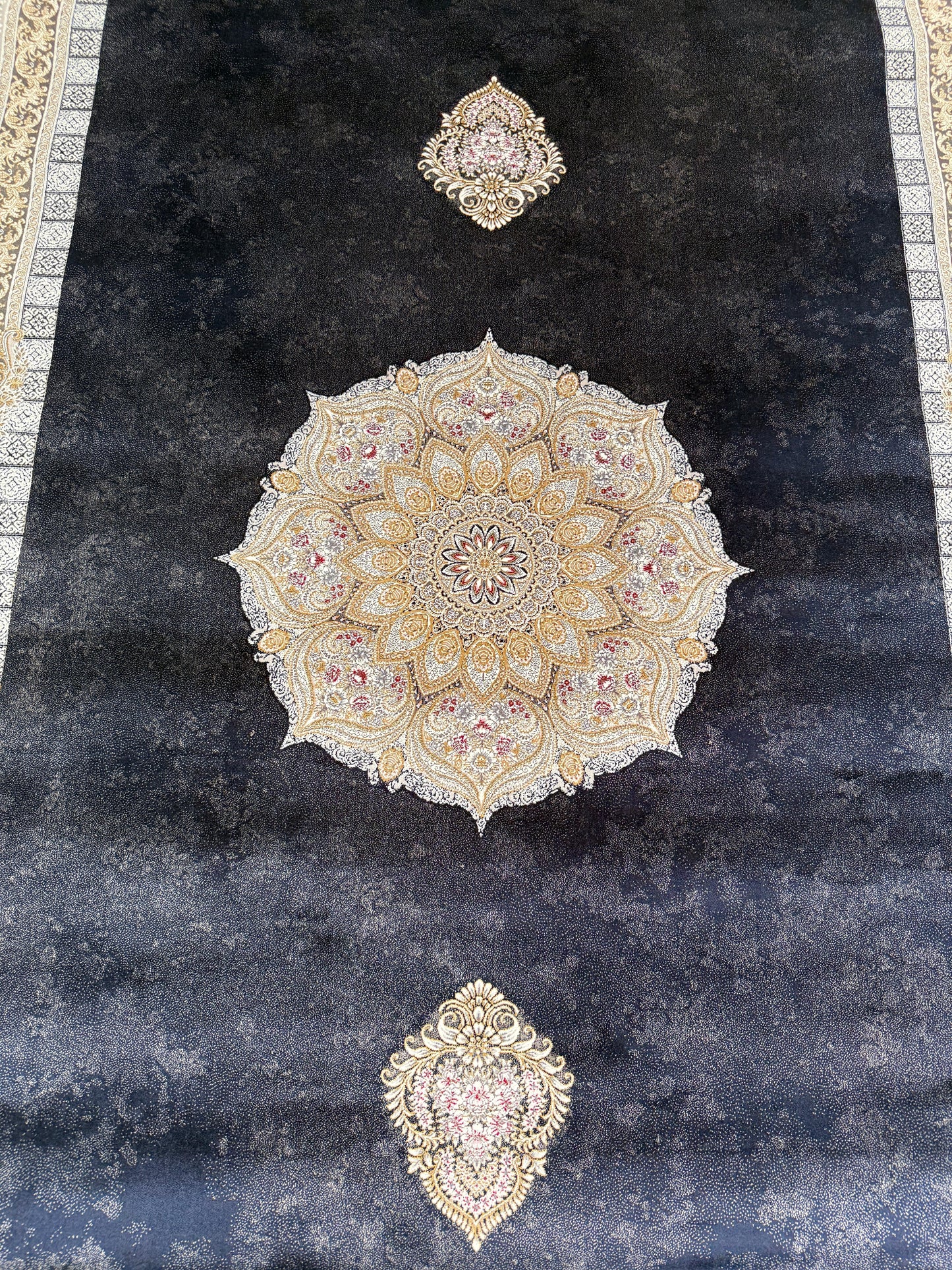 Persian Oriental Living Room - 1200 Reeds Rug