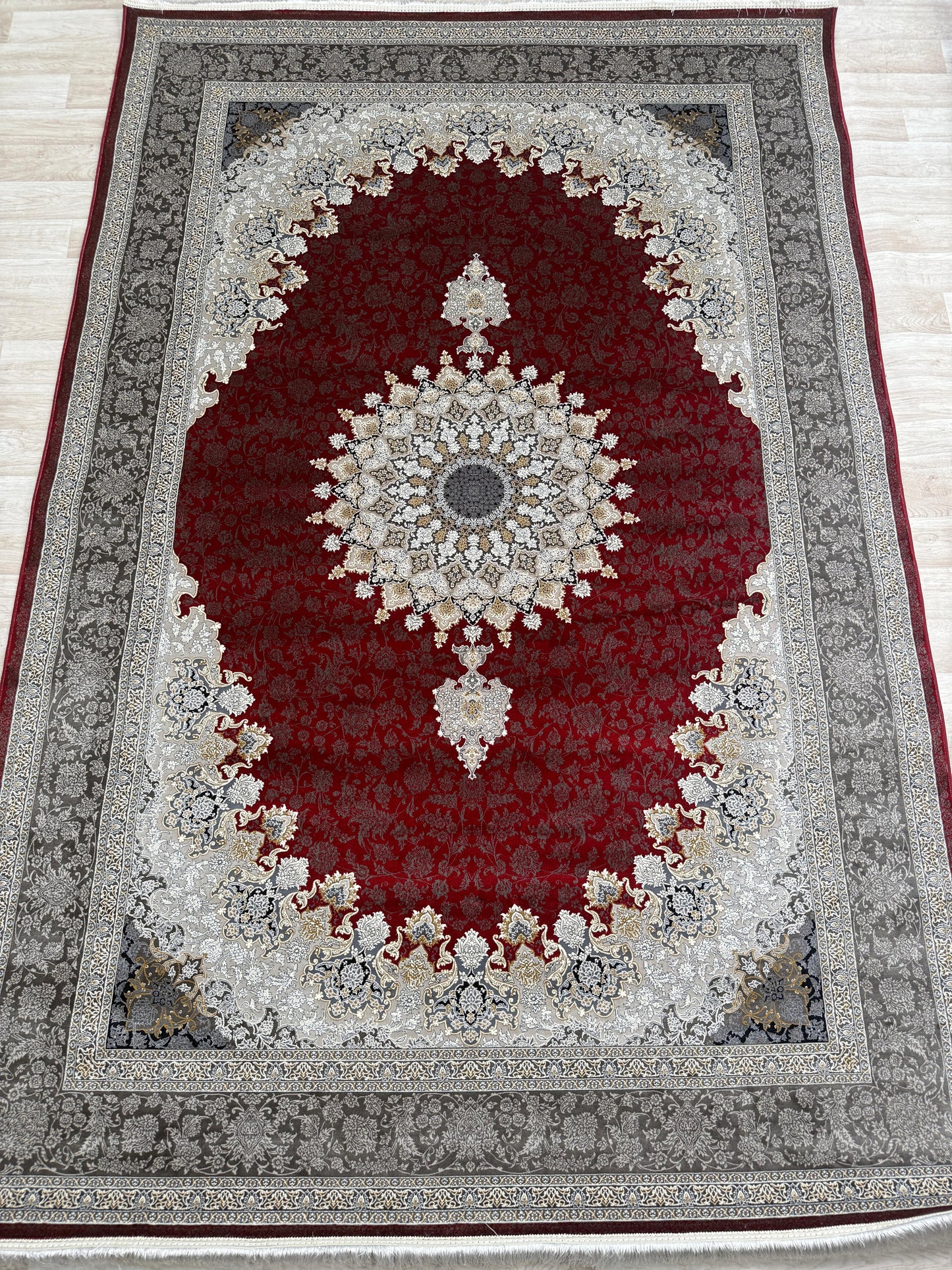Floral Design 1200 Reeds Machine-Made Rugs | Free Delivery & Elegant Patterns in 6 Colors