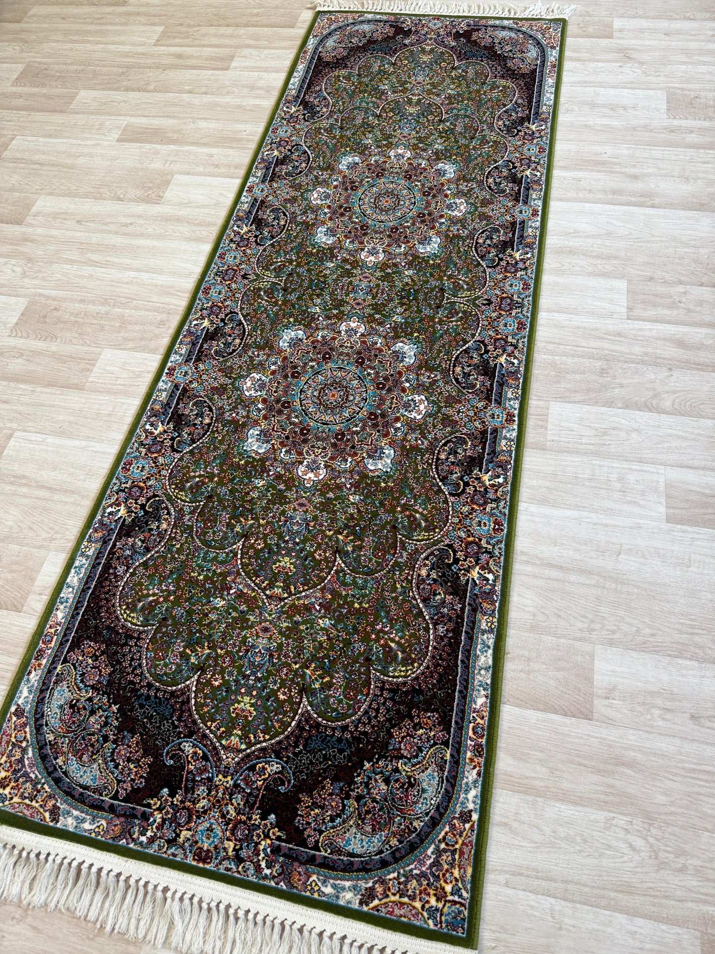 Nestarin Green Persian -  700 Reeds Rug
