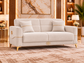 Clara Luxury Velvet 3+2+1 Sofa Set | Cream, Grey & Navy