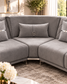 Bolivia Luxury Velvet Corner Sofa – Grey | 315 × 295cm