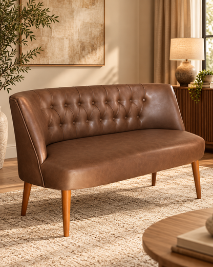 Standart Sofa Set – 2 Seater & 2 Armchairs | Brown & Caramel Brown