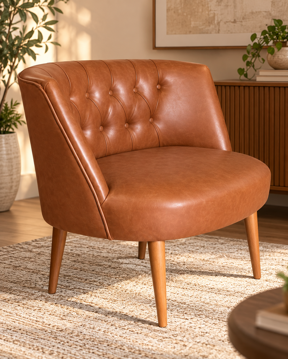 Standart Sofa Set – 2 Seater & 2 Armchairs | Brown & Caramel Brown