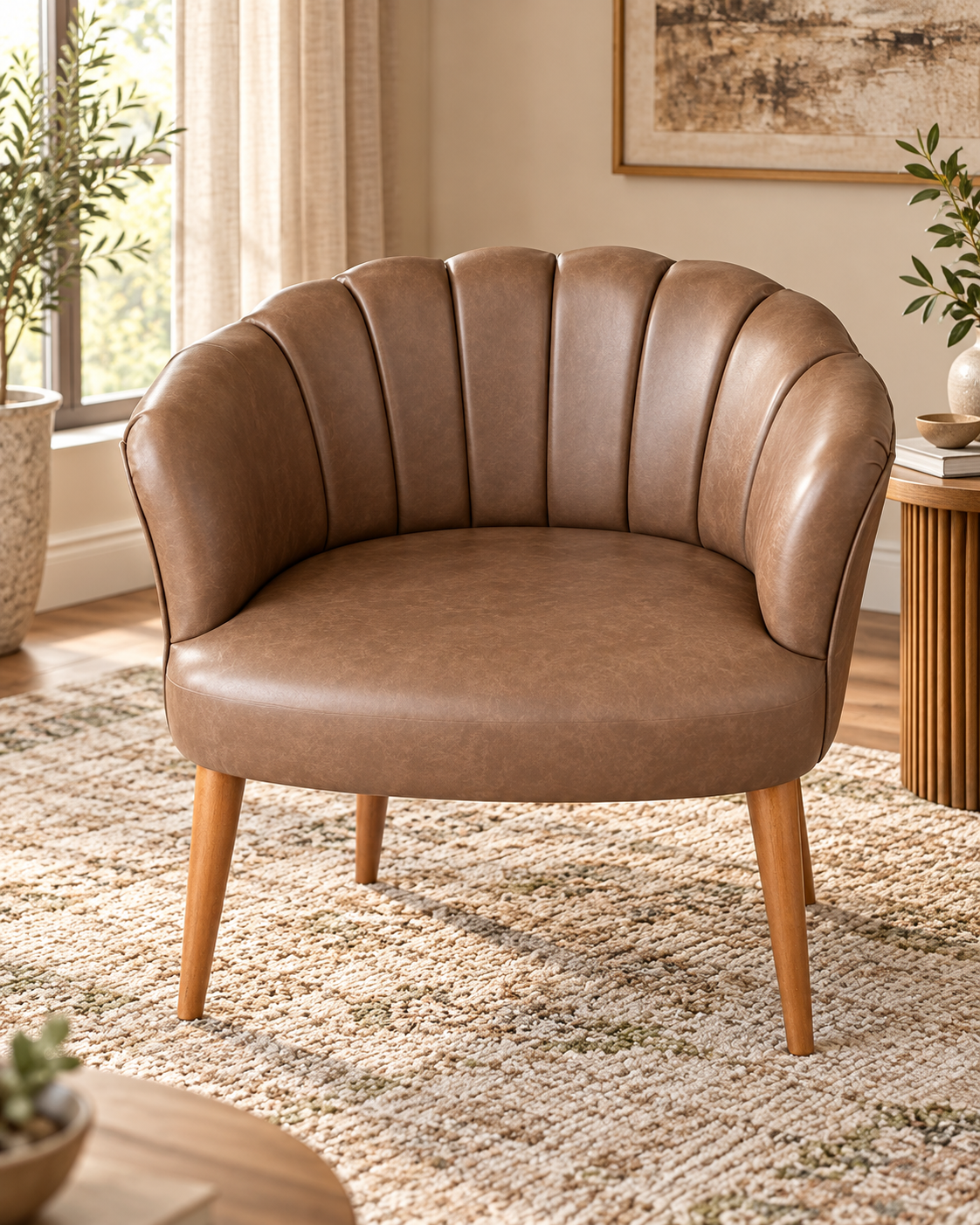 Papatya Sofa Set – 2 Seater & 2 Armchairs | Black & Brown