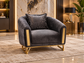 Romance Luxury Velvet 3+2+1 Sofa Set | Beige, Green & Grey