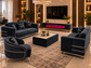 Fashion Luxury Velvet Sofa Set | Cream & Charcoal Grey