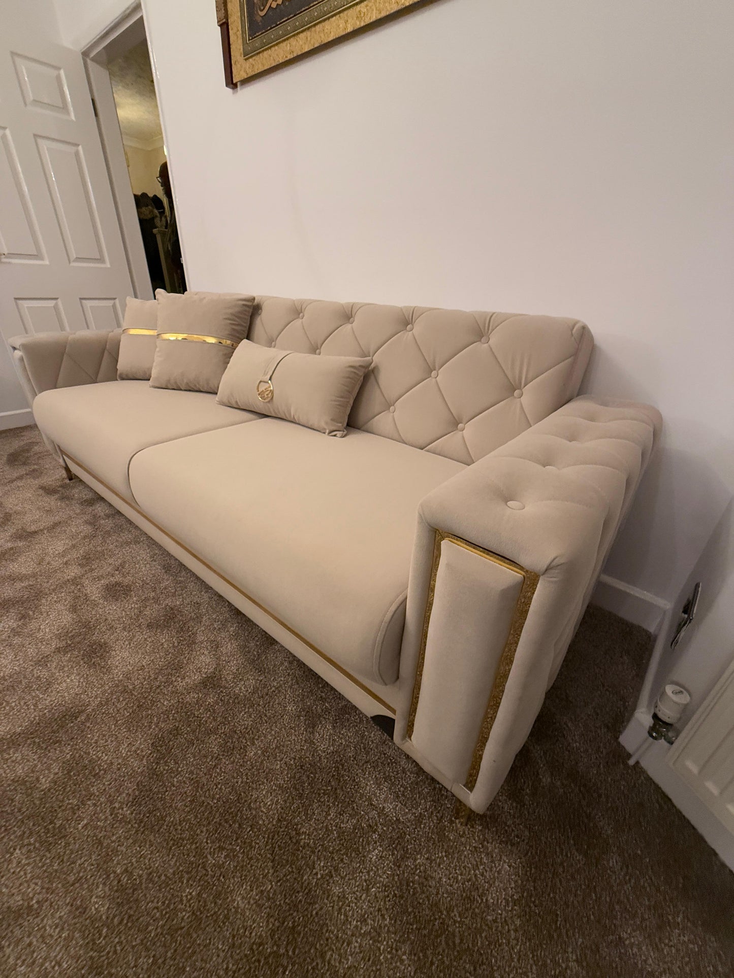 Cream Bolivia - Sofa Set