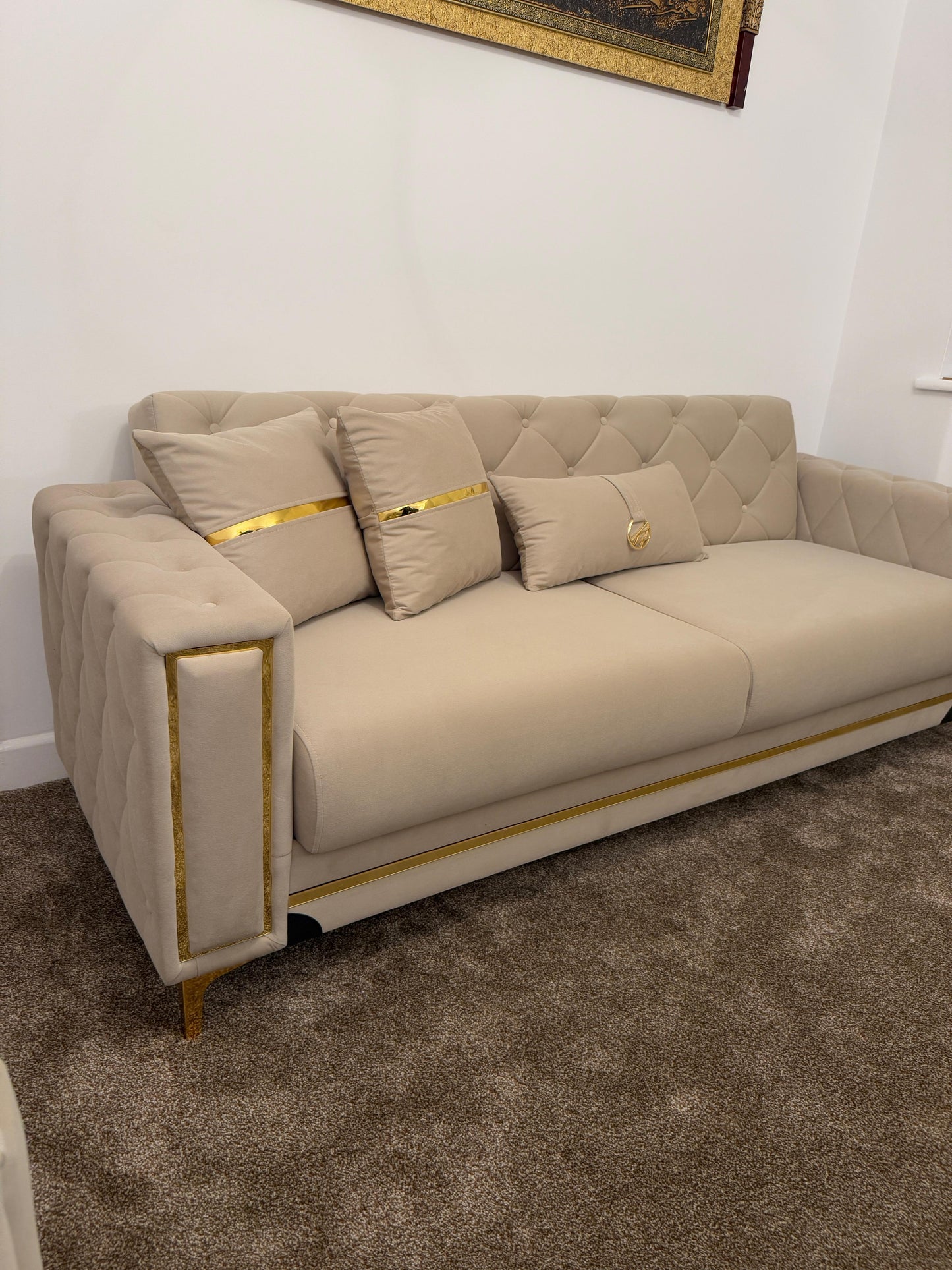 Cream Bolivia - Sofa Set