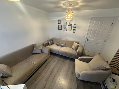 Prestij - Beige Sofa Set