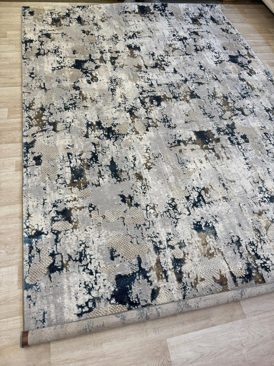 Emoji 343 Abstract Rug | Modern Distressed Area Rug | Bullring Rugs Ltd