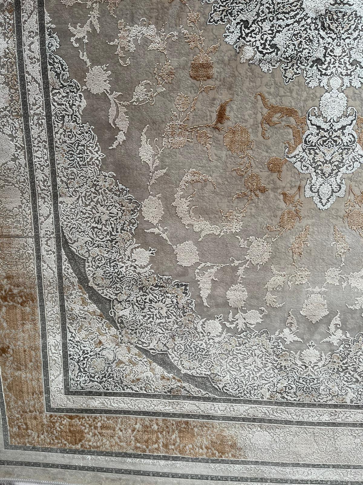 Beige/Brown Persian Rug - 1200 Reeds