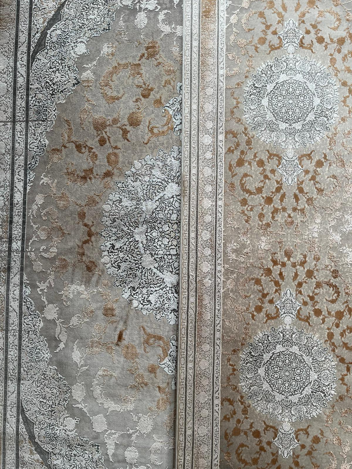 Beige/Brown Persian Rug - 1200 Reeds