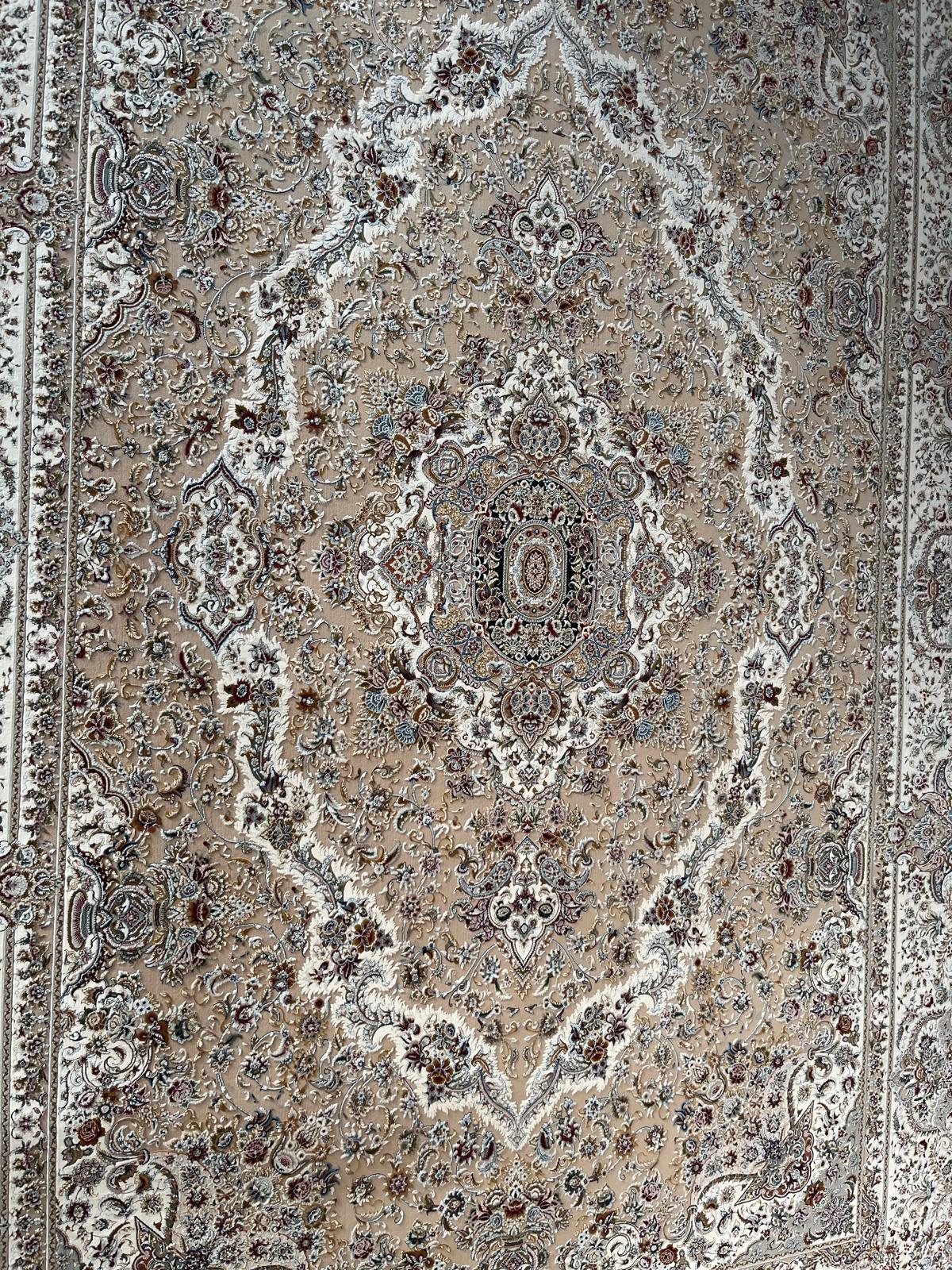 Salary Beige Persian Rug Design  - 1500 Reeds