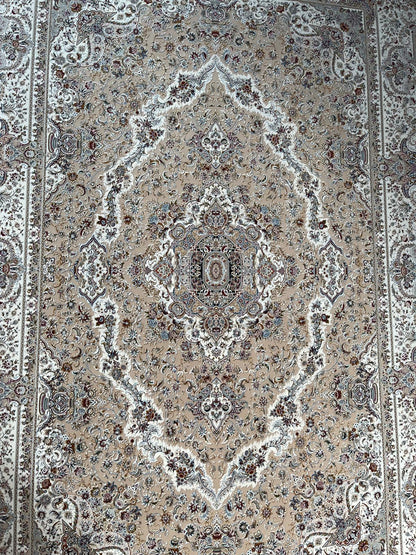 Salary Beige Persian Rug Design  - 1500 Reeds