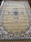 Isfahan Yellow Design Living Room Area Rug