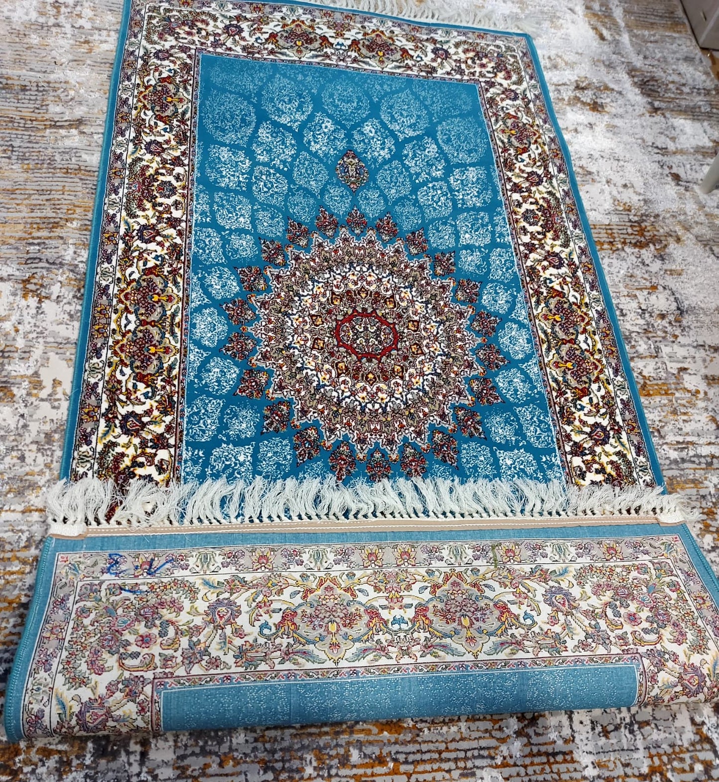 Ghalamkar - 700 Reeds Rug