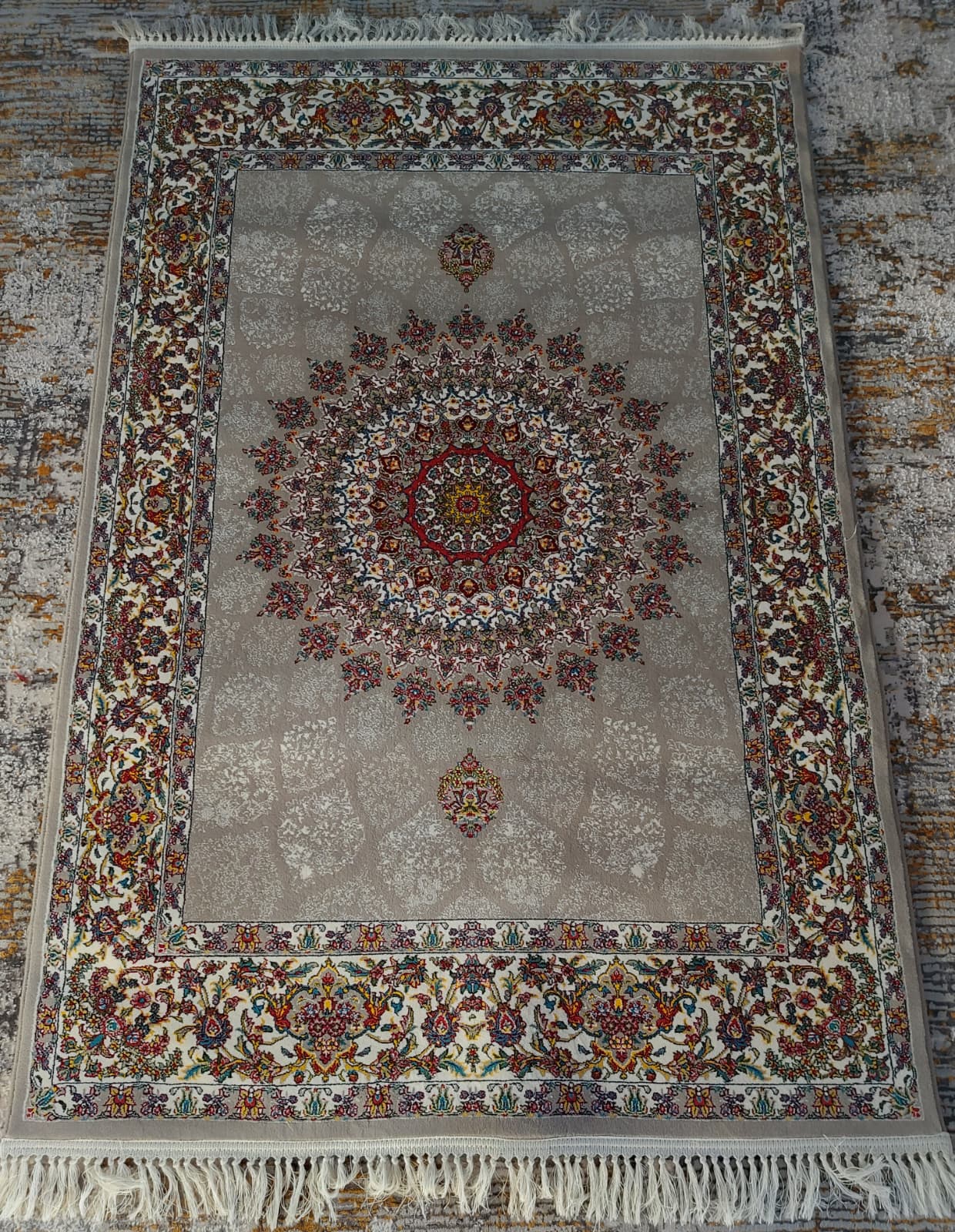 Ghalamkar - 700 Reeds Rug