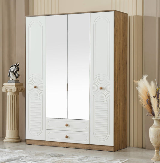 Bahama 4 Door Wardrobe