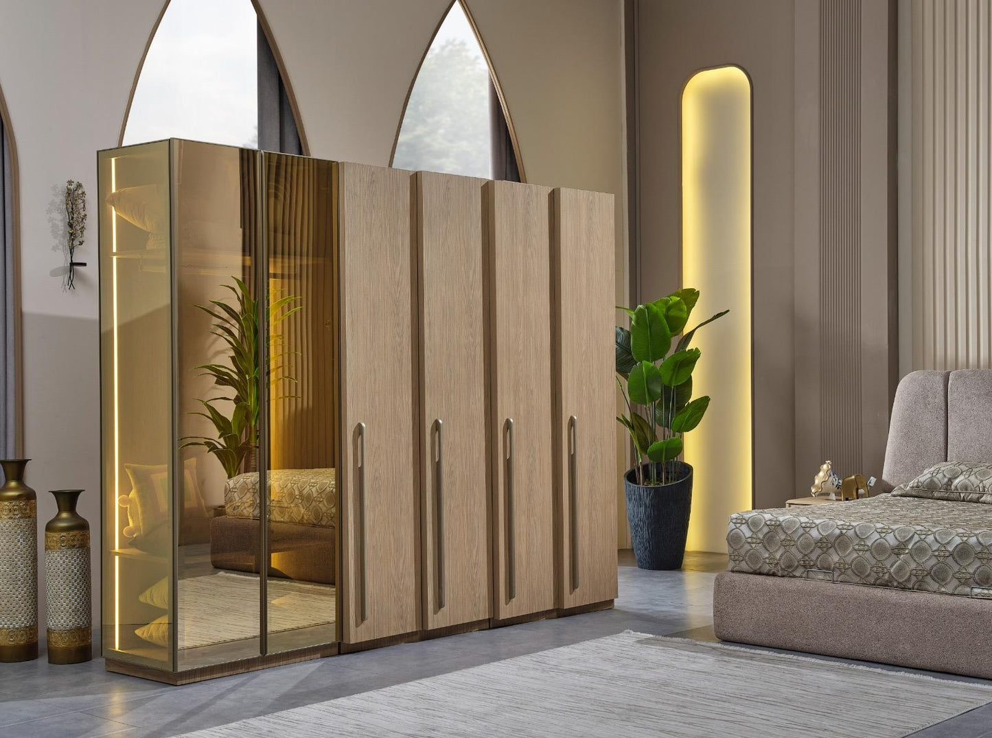Pyramid Full Bedroom Set