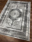 Distressed Vintage Pattern Area Rug – Traditional Carpet with Jute Backing | Soft Polyester Living Room Rug & Hallway Runner