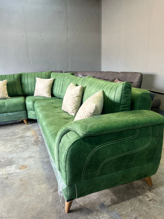 Alessia Green - Corner Sofa