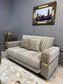 Tilda Velvet Beige - Sofa Set