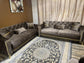 Bolivia Brown Velvet - Sofa Set