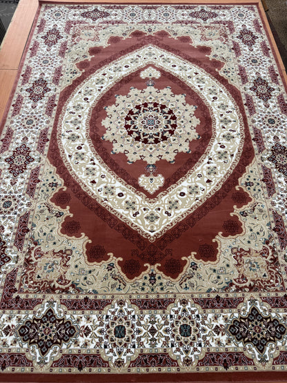 Isfahan Red Design Living Room Area Rug