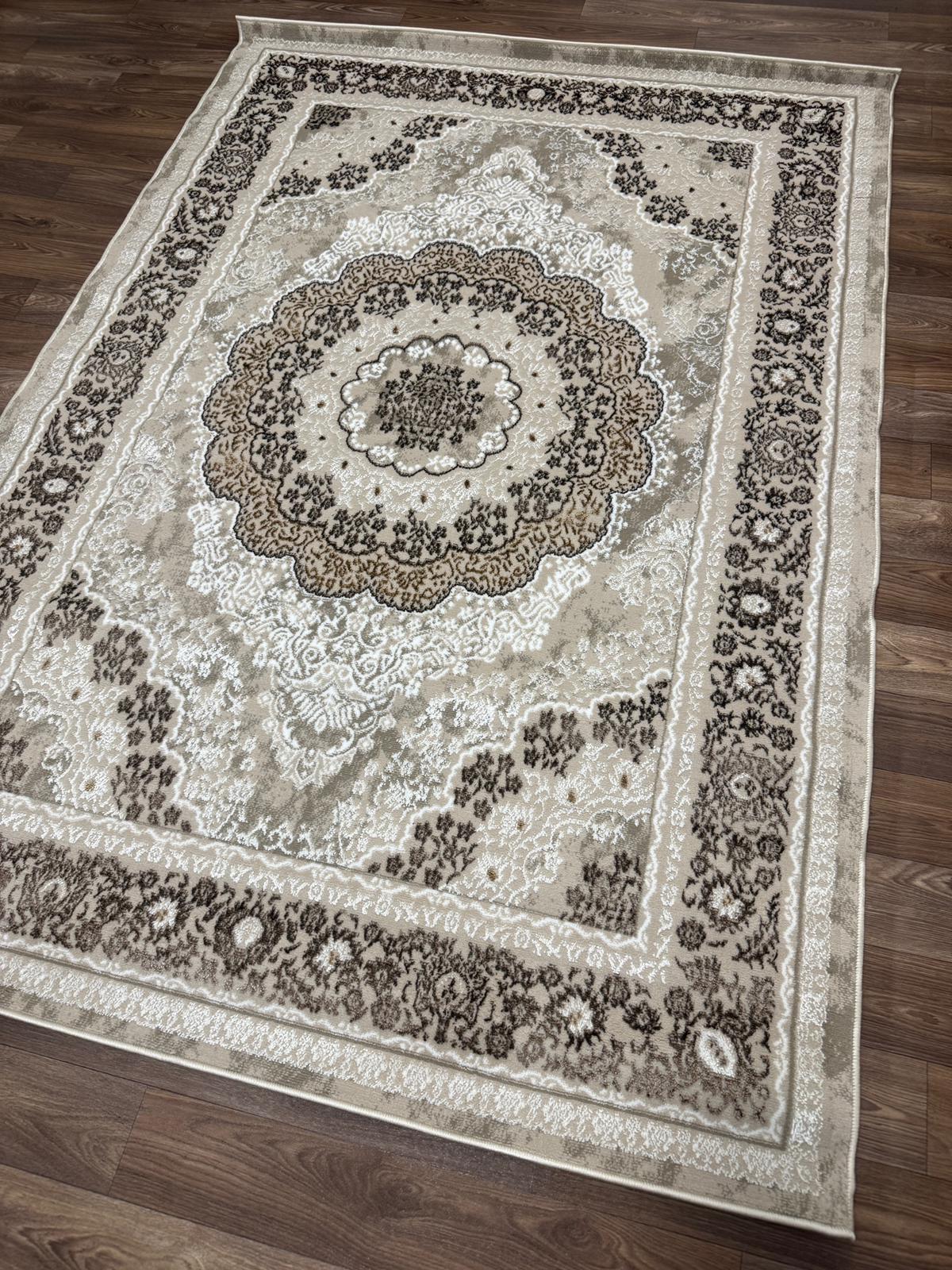 Oriental Shimmer Rug - Emoji 1.6 - Elegant Oriental Style Living Room Area Rug | 4 Colours & 3 Sizes