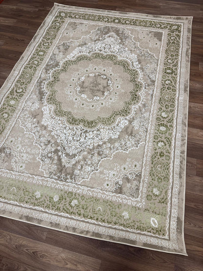 Oriental Shimmer Rug - Emoji 1.6 - Elegant Oriental Style Living Room Area Rug | 4 Colours & 3 Sizes