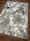 Abstract Shimmer Rug - Emoji 1.6 - Marble Design Style Living Room Area Rug