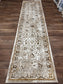 Vintage Floral Area Rug – Soft Polyester Carpet with Jute Backing | Traditional Pattern Rug | Living Room, Bedroom & Hallway Runner