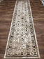 Vintage Floral Area Rug – Soft Polyester Carpet with Jute Backing | Traditional Pattern Rug | Living Room, Bedroom & Hallway Runner