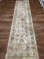 Vintage Floral Area Rug – Soft Polyester Carpet with Jute Backing | Traditional Pattern Rug | Living Room, Bedroom & Hallway Runner