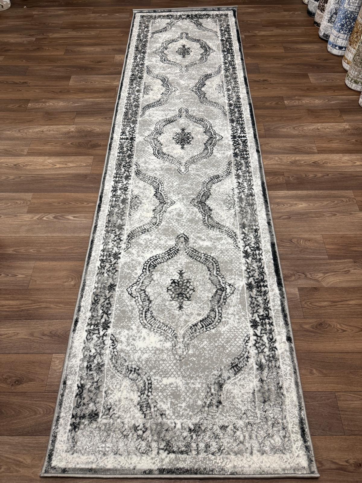 Vintage Medallion Area Rug – Traditional Carpet with Jute Backing | Soft Polyester Living Room Rug & Hallway Runner