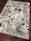 Modern Abstract Distressed Area Rug – Marble Effect Rug with Jute Backing | Soft Polyester Living Room, Bedroom & Hallway Rug