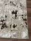 Modern Abstract Distressed Area Rug – Marble Effect Rug with Jute Backing | Soft Polyester Living Room, Bedroom & Hallway Rug