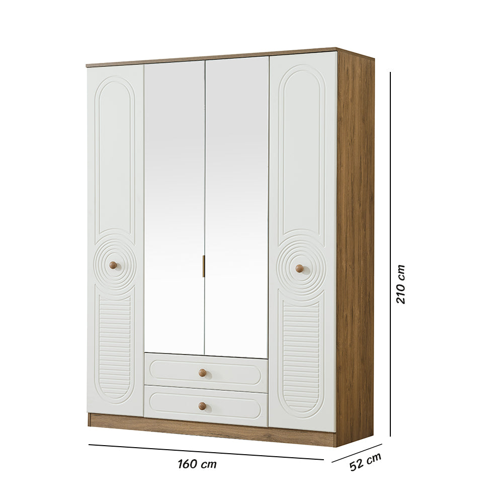 Bahama 4 Door Wardrobe