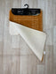 Orange Bathroom Mats - Greek Key Bathmat & Pedestal 2pc Set